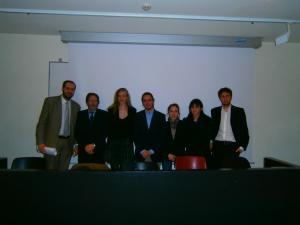 Dukakis Center hosts AUTH Moot Court team