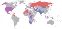 Map of elections globally 2024